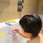 Buddy & Barney Bath Crayons - With Whale Cleaning Sponge