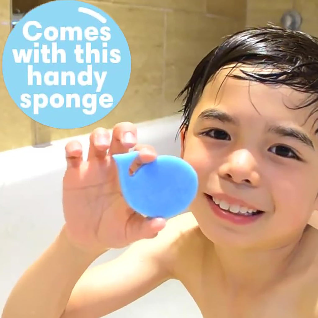 Buddy & Barney Bath Crayons - With Whale Cleaning Sponge