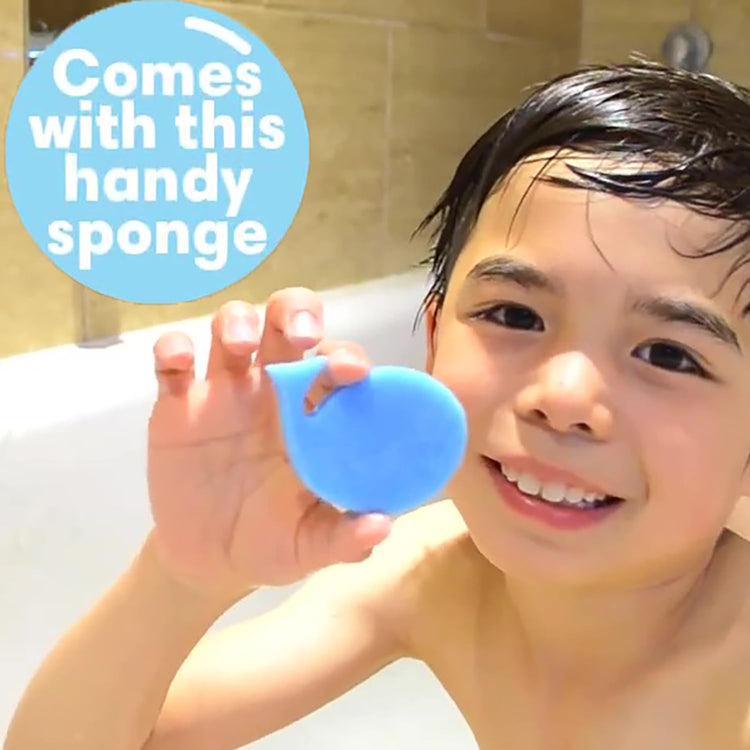 Buddy & Barney Bath Crayons - With Whale Cleaning Sponge