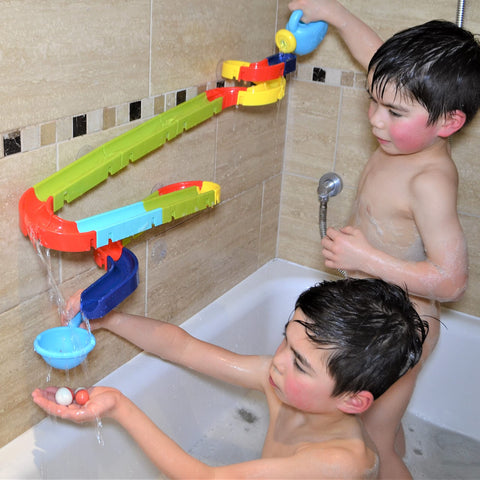 Buddy & Barney Bath Marble Run - Build and Race