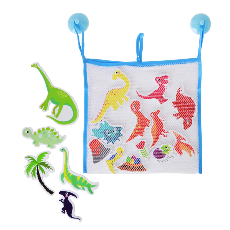 Buddy & Barney Dinosaur Bath Stickers - Prehistoric Fun