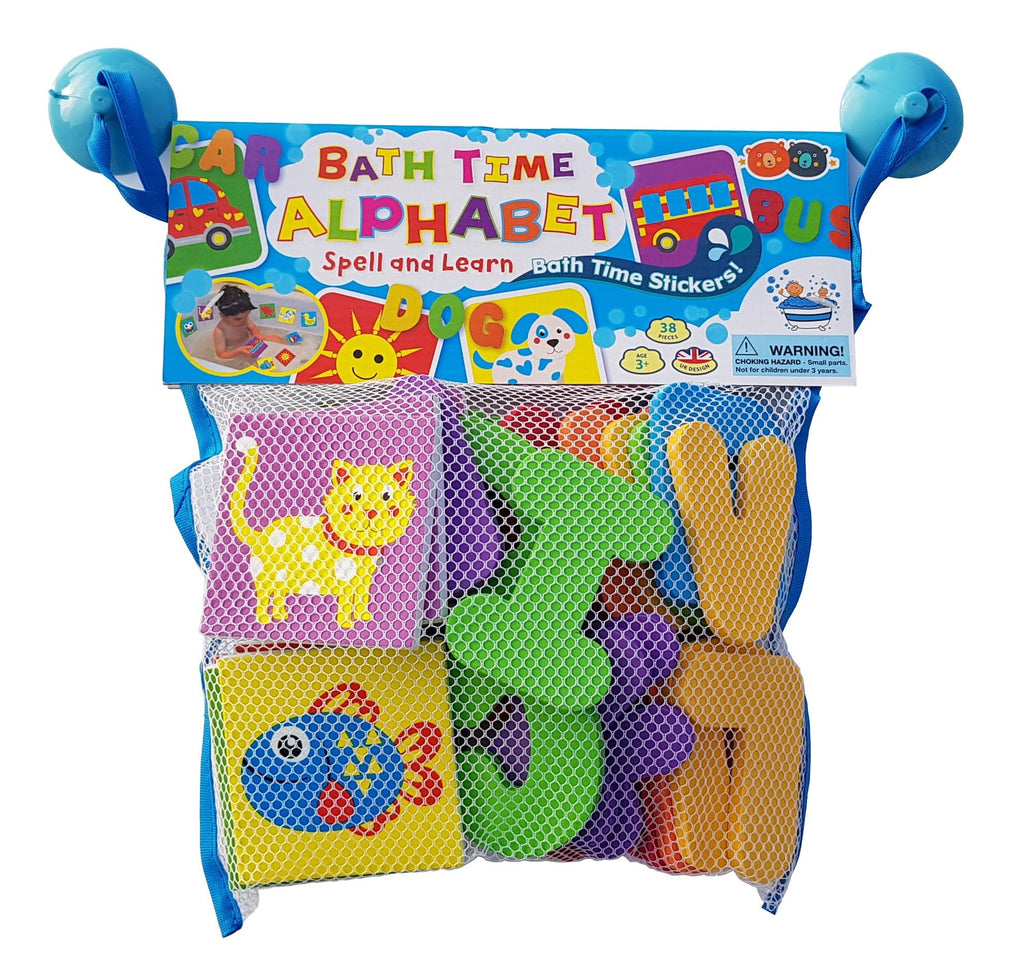 Buddy & Barney Alphabet Bath Stickers - Spell & Learn