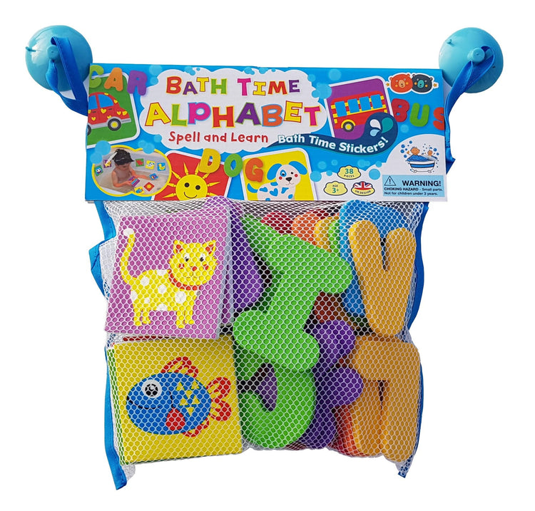Buddy & Barney Alphabet Bath Stickers - Spell & Learn