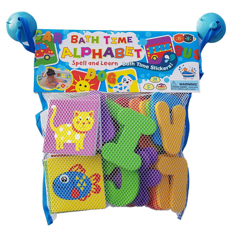 Buddy & Barney Alphabet Bath Stickers - Spell & Learn