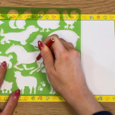 Buddy & Barney Magic Water Drawing Set - Farm Animals