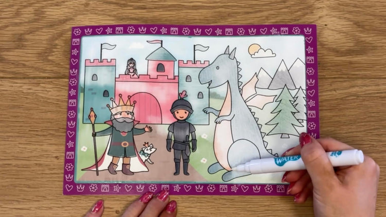 Buddy & Barney Magic Water Drawing Set - Fairy Tale Fun