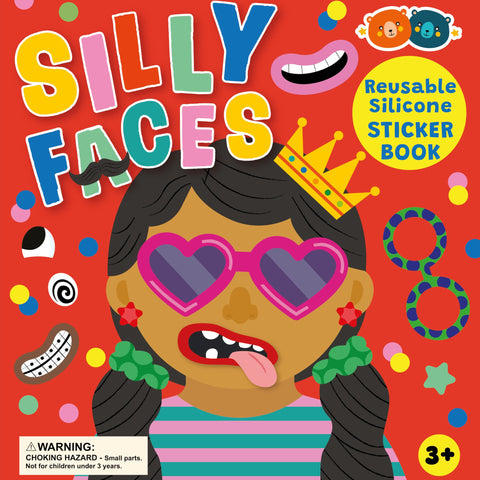 Buddy & Barney Silicone Sticker Book - Silly Faces