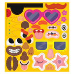 Buddy & Barney Silicone Sticker Book - Silly Faces
