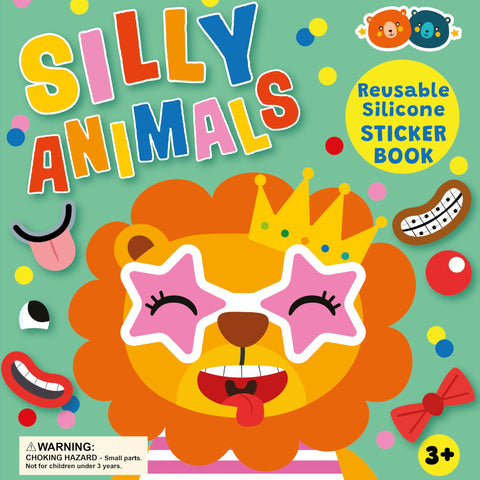 Buddy & Barney Silicone Sticker Book - Silly Animals