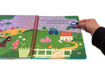 Buddy & Barney Silicone Sticker Book - Farm