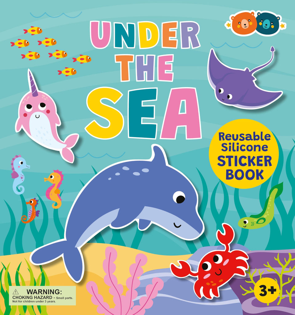 Buddy & Barney Silicone Sticker Book - Under the Sea