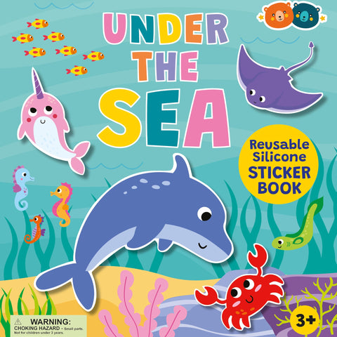 Buddy & Barney Silicone Sticker Book - Under the Sea