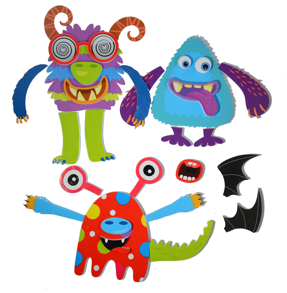 Buddy & Barney Silly Monsters - Bath Stickers