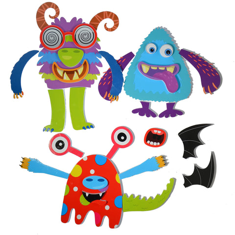 Buddy & Barney Silly Monsters - Bath Stickers