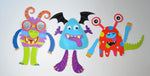 Buddy & Barney Silly Monsters - Bath Stickers