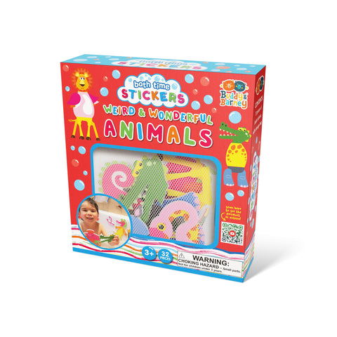 Buddy & Barney Weird & Wonderful Animals - Bath Stickers