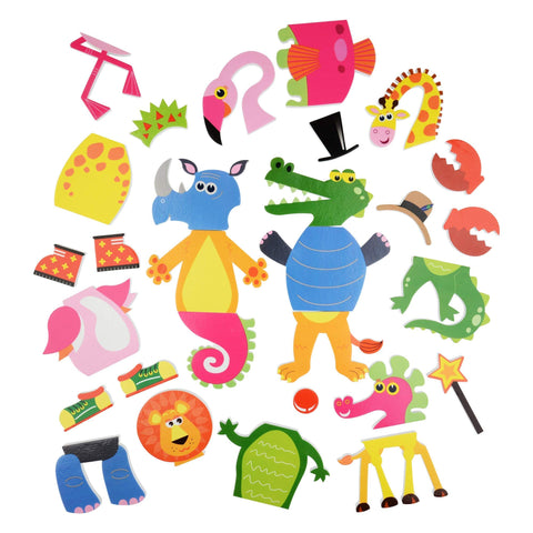 Buddy & Barney Weird & Wonderful Animals - Bath Stickers
