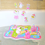 Buddy & Barney Unicorn World Bath Set - Light-Up Fun