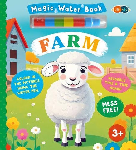 Buddy & Barney Magic Water Book - Farm