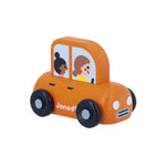 Janod Cross Roads Family Car - Wooden City Story Starter