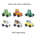 Janod Cross Roads Family Car - Wooden City Story Starter