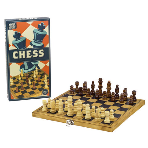 Chess Wooden Board Game - Classic Wooden Strategy Game