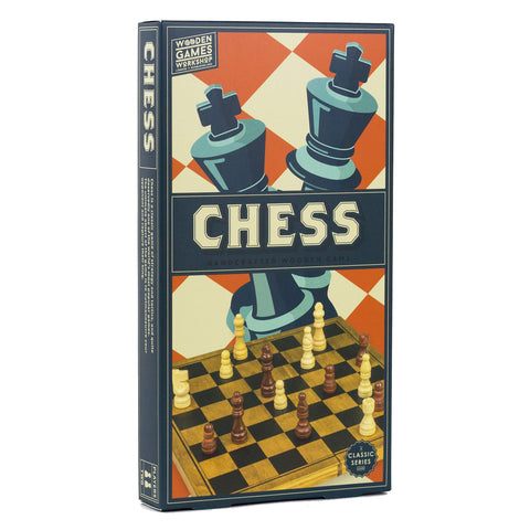 Chess Wooden Board Game - Classic Wooden Strategy Game
