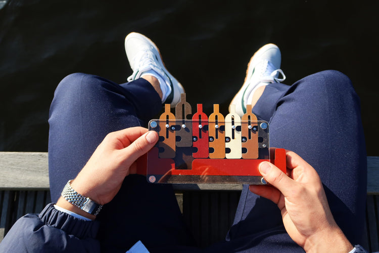 Constantin Waiter's Tray - Wooden 6-Bottle Logic Puzzle