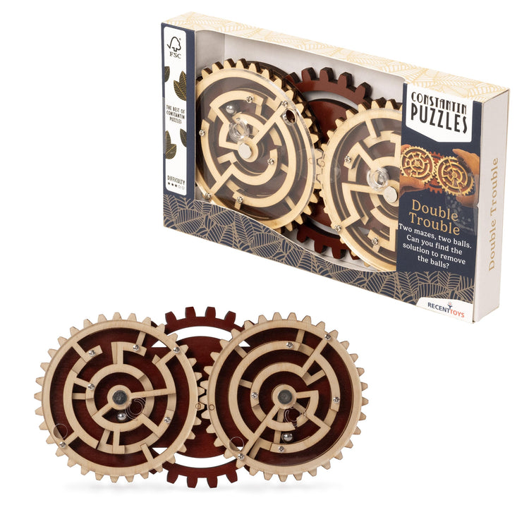 Constantin Double Trouble - Solve Two Gear Mazes at Once