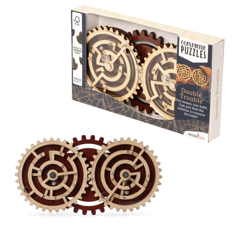 Constantin Double Trouble - Solve Two Gear Mazes at Once