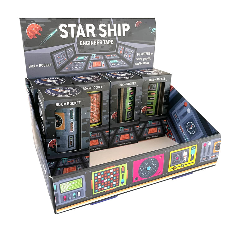 Copernicus Star Ship Engineer Washi Tape - Imaginary Space Ship