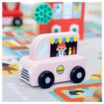 Janod Cross Roads Food Truck - Wooden Snack Stop on Wheels