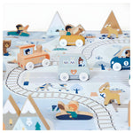 Janod White Valley Veterinarian - Wooden Animal Rescue Van