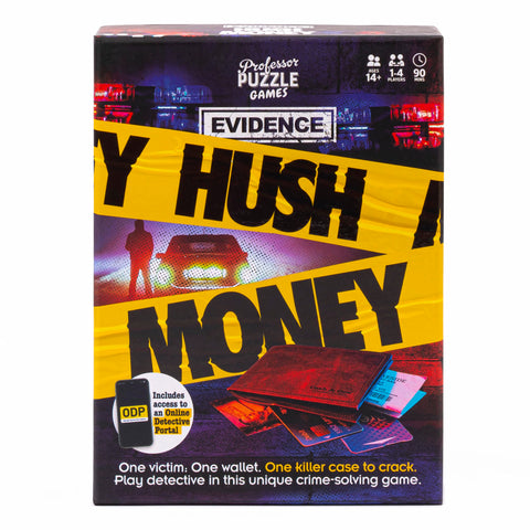 Evidence Hush Money Crime-Solving Game | Digital Hybrid