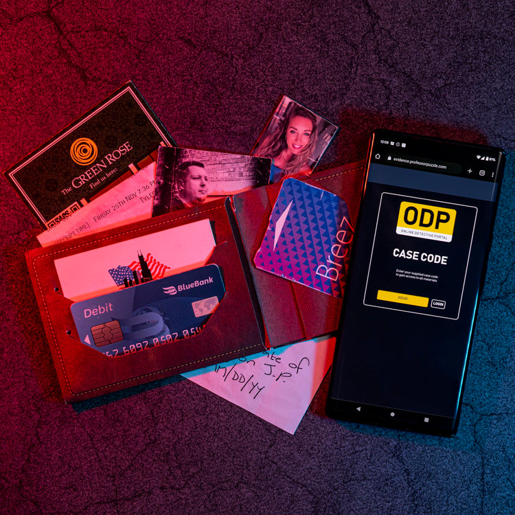 Evidence Hush Money Crime-Solving Game | Digital Hybrid