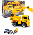 Construct A Truck Excavator - Take-Apart Build & Drive