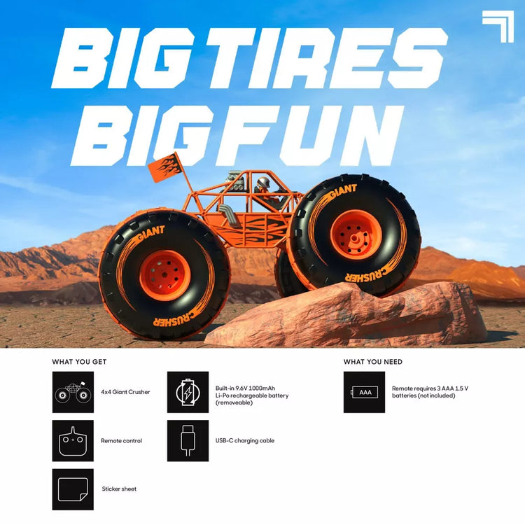 4x4 Giant Crusher Remote Control 4WD Truck