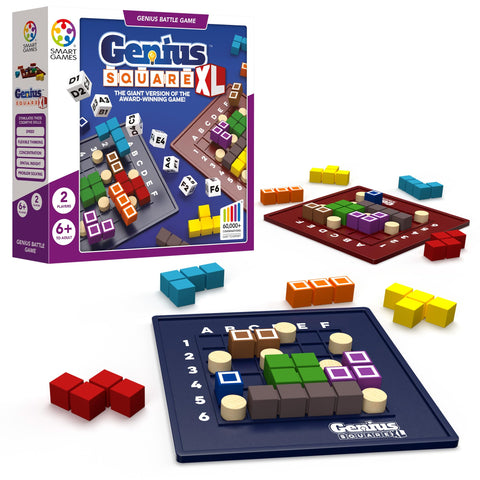 Genius Square XL - Supersized Race-to-Fill STEM Grid Puzzle