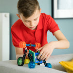GeoSmart Flip Bot - 30-Piece RC Magnetic Vehicle That Flips