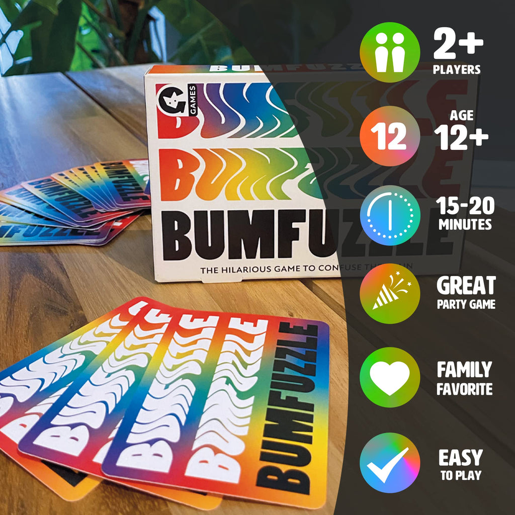Ginger Fox Bumfuzzle - Fast 80-Card Color Confusion Game