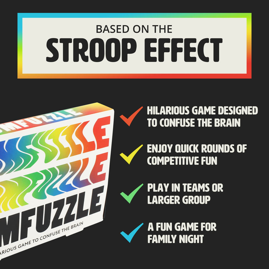 Ginger Fox Bumfuzzle - Fast 80-Card Color Confusion Game