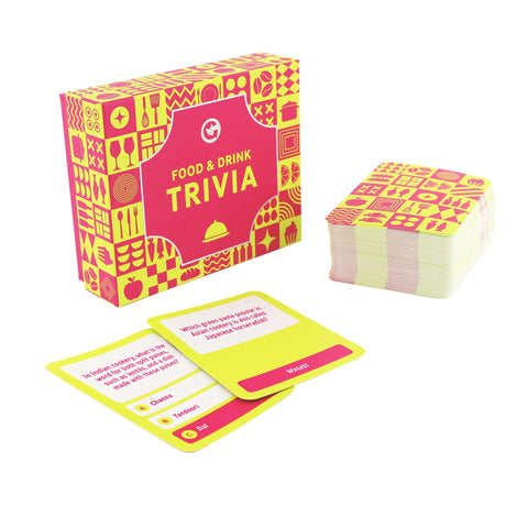 Ginger Fox: Food & Drink Trivia - 120 Culinary Quiz Cards