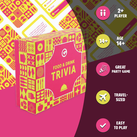 Ginger Fox: Food & Drink Trivia - 120 Culinary Quiz Cards