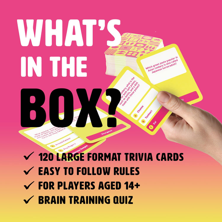 Ginger Fox: Food & Drink Trivia - 120 Culinary Quiz Cards