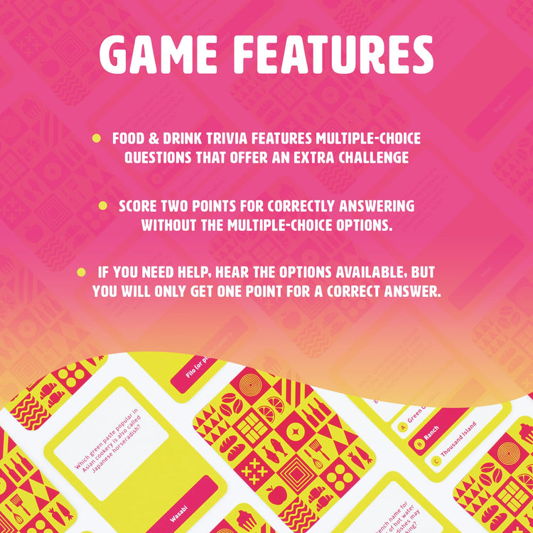 Ginger Fox: Food & Drink Trivia - 120 Culinary Quiz Cards