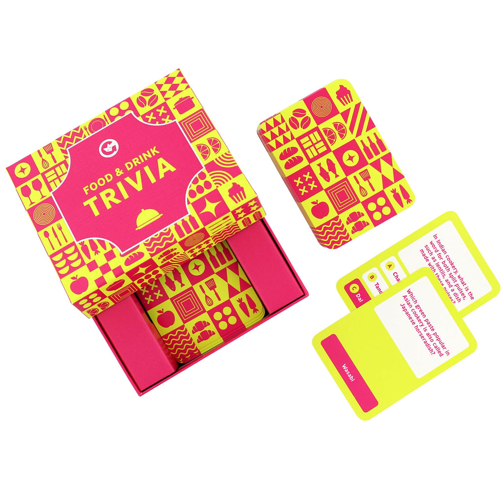 Ginger Fox: Food & Drink Trivia - 120 Culinary Quiz Cards