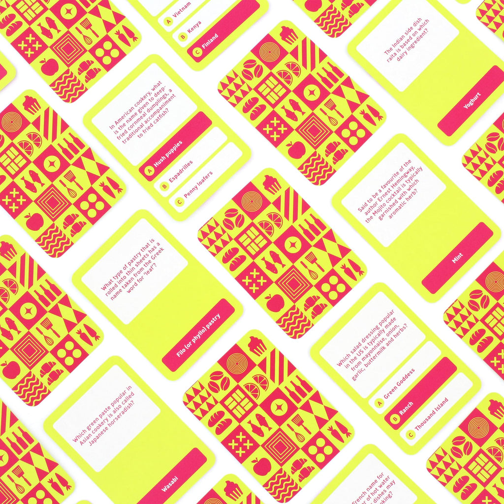 Ginger Fox: Food & Drink Trivia - 120 Culinary Quiz Cards