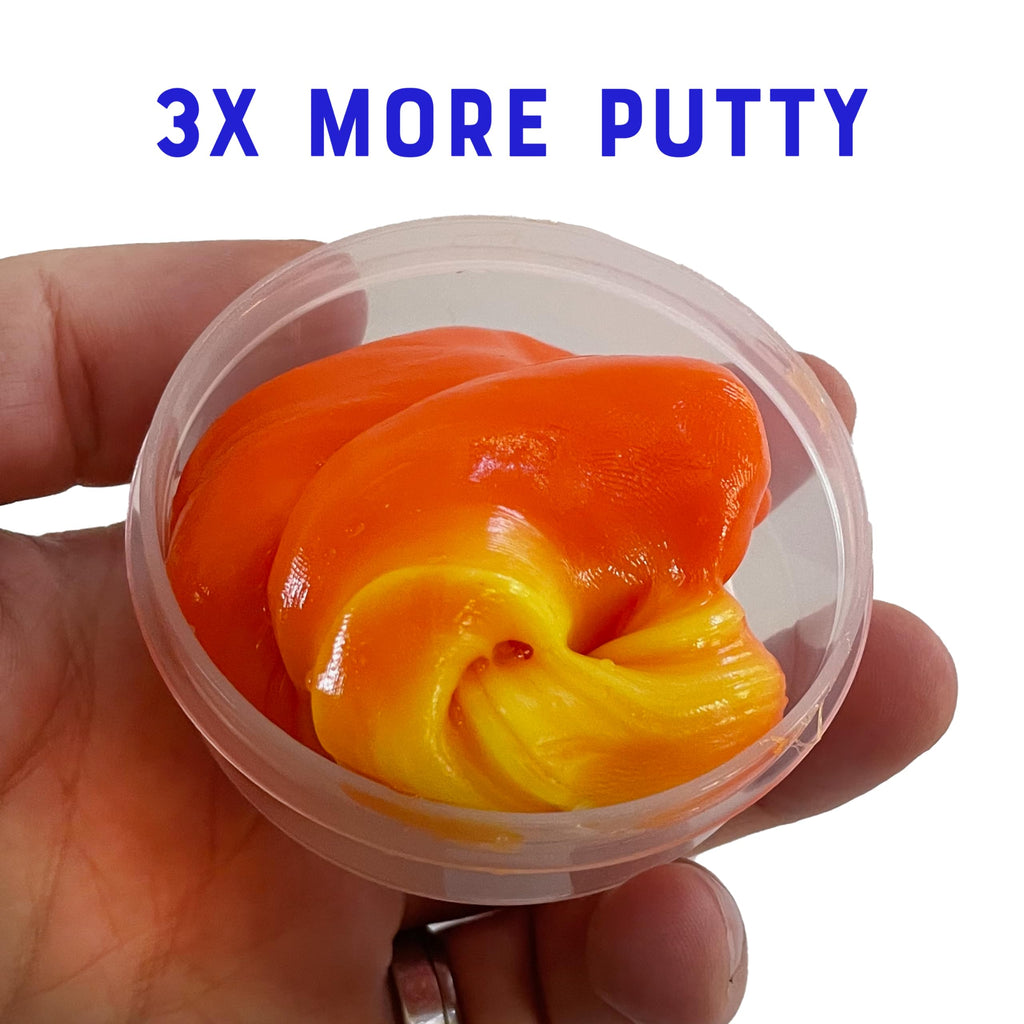 Gootonium Thermochromic Orange Putty - Shimmering Sensory Fun