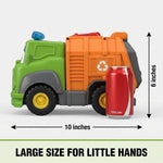 Friction Powered Garbage Truck with 4 Recycling Bins