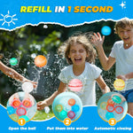 12Pcs Reusable Water Balloons - Pool Beach water Toys